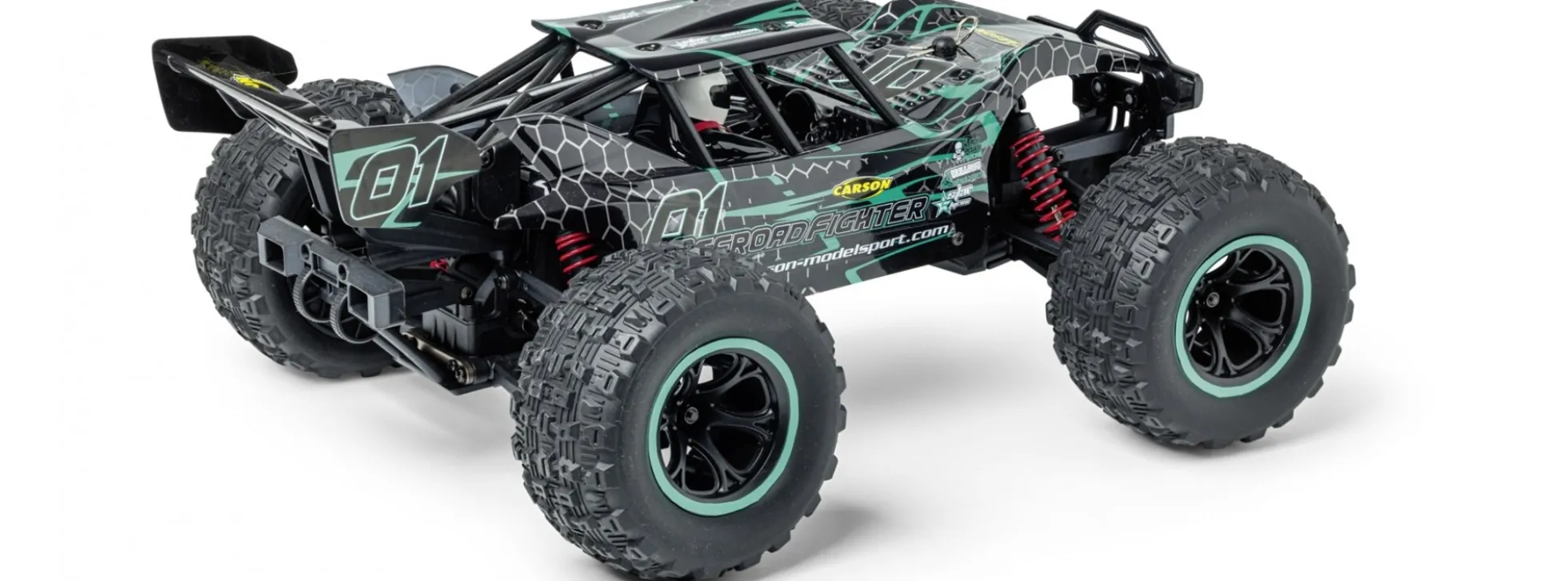 CARSON 500404254 XS Offroad Fighter Cage türkis | RC Auto Komplett-RTR 1:10