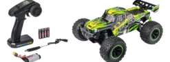 CARSON 500404360 XS Tekuro grau/grün | 2.4 GHz | RTR | RC-Car 1:10