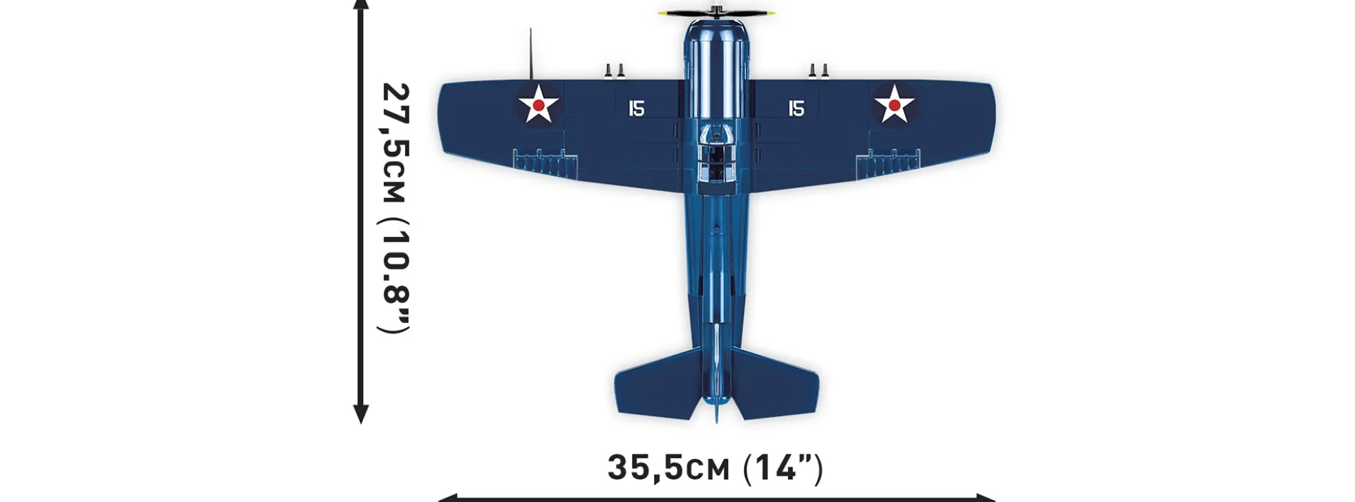 COBI 5731 F4F Wildcat | Flugzeug Baukasten 1:32