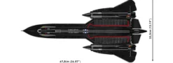 COBI 5891 Lockheed SR-71 Blackbird | Flugzeug Baukasten 1:48