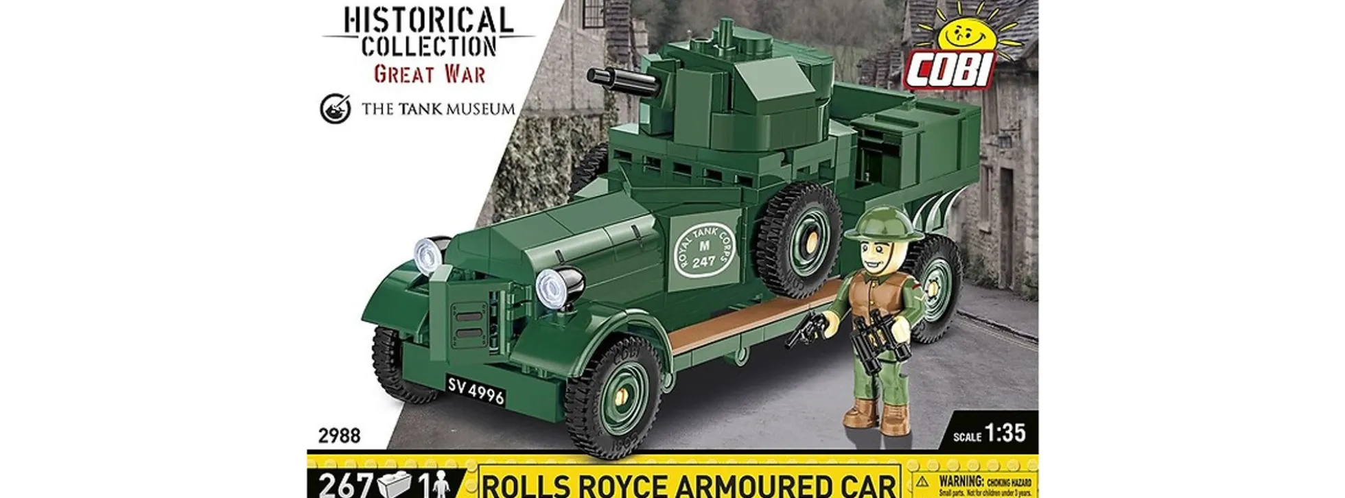 COBI 2988 Rolls Royce Armoured Car | Militär Baukasten 1:35