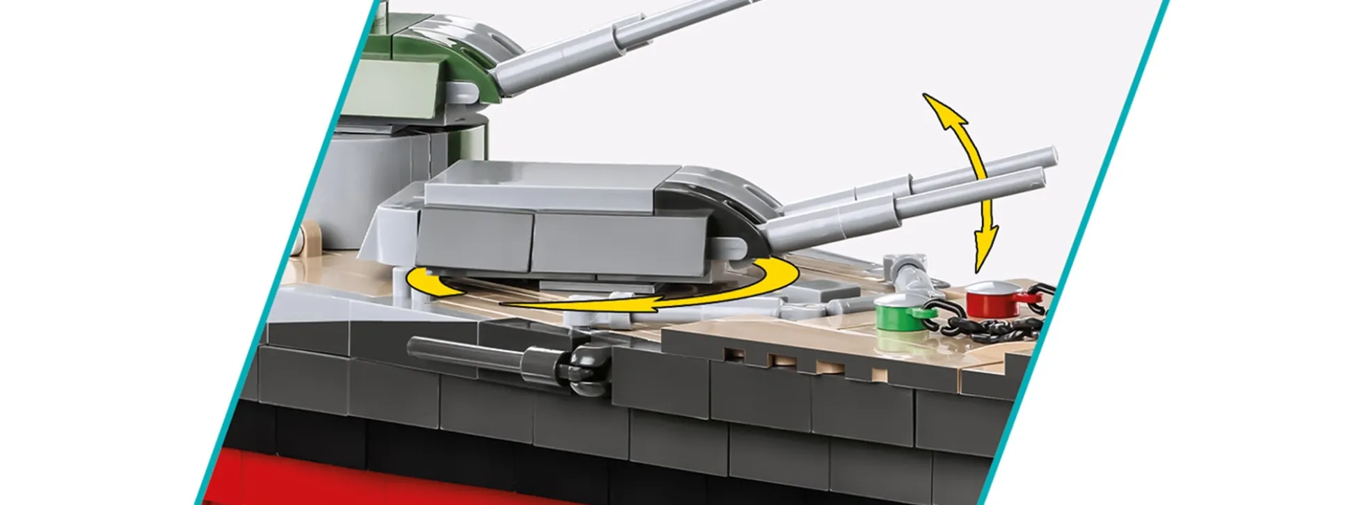 COBI 4839 Schlachtschiff Tirpitz | Schiff Baukasten 1:300