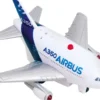 DARON 86PB-038 Airbus A350 Pullback Toy | mit Licht und Sound | Spielflugzeug