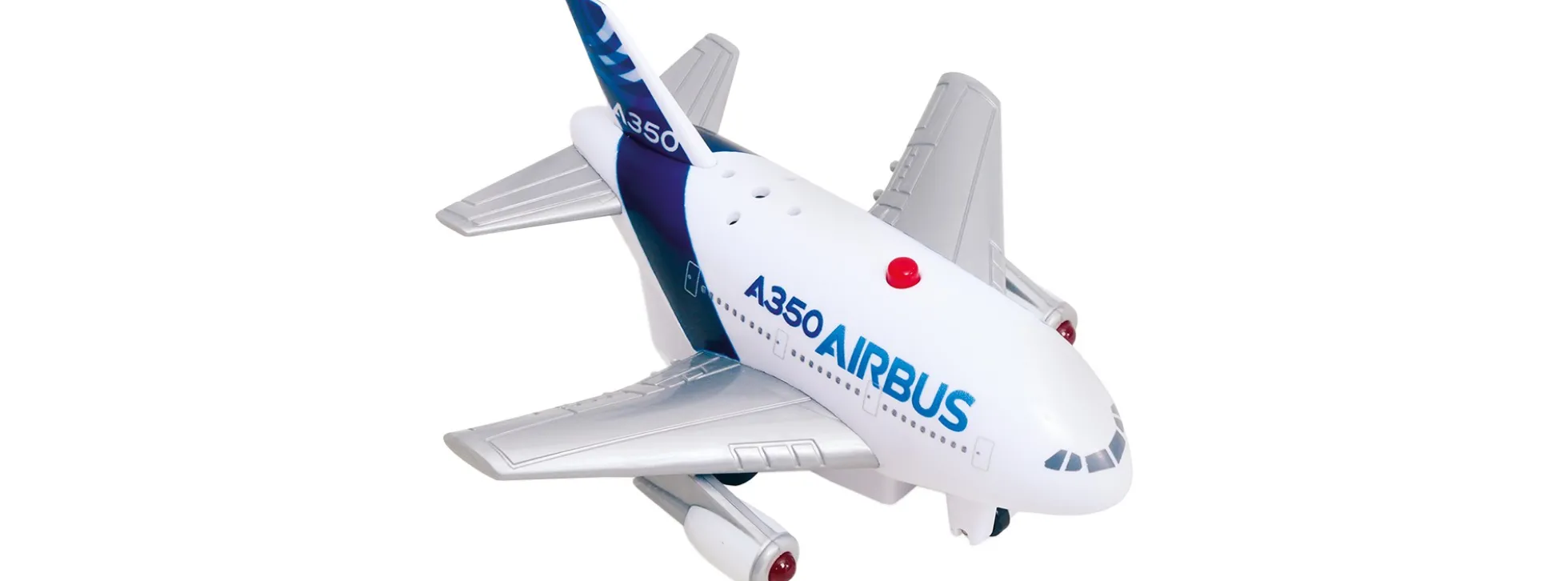 DARON 86PB-038 Airbus A350 Pullback Toy | mit Licht und Sound | Spielflugzeug