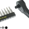 DONAU-ELEKTRONIK MBS10 Mini Ratsche mit 10 Mini Bits | Modellbauwerkzeug