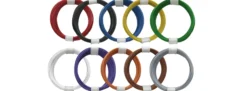 DONAU-ELEKTRONIK 110-MIX Kupferlitzen-Set 0,04 mm² | 10 x 10 m | Elektrozubehör
