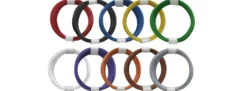DONAU-ELEKTRONIK 112-MIX Kupferlitzen-Set hochflexibel 0,04 mm² | 10 x 10 m | Elektrozubehör