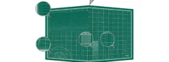 DONAU-ELEKTRONIK MS-A1 Selbstheilende Schneidematte A1 | 900 x 600 x 1,9 mm | faltbar