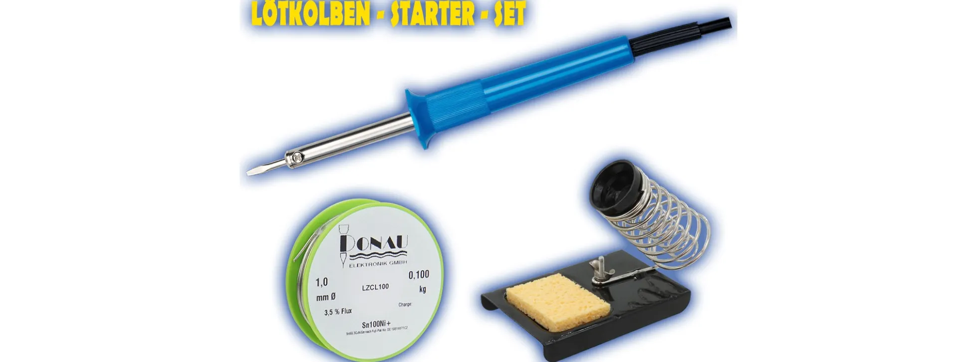 DONAU-ELEKTRONIK SLS30 3-tlg. Lötkolben Starter-Set | 30 W