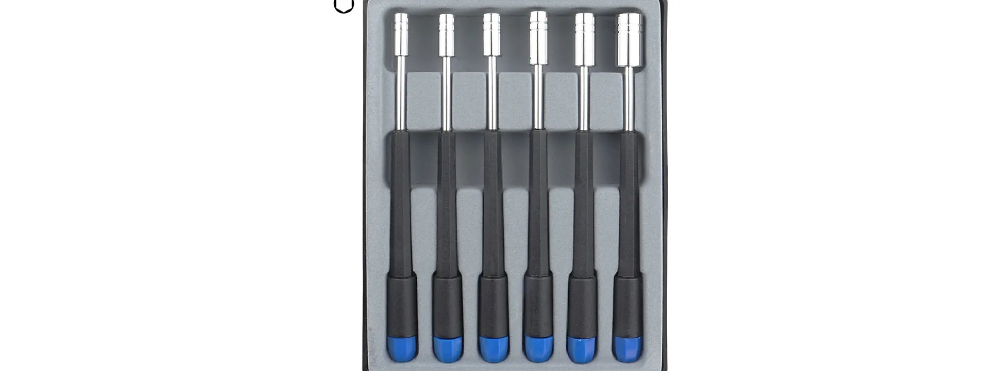 DONAU-ELEKTRONIK 280-65 6-tlg. Set Sechskant Steckschlüssel | 4,0 - 8,0 mm | Modellbauwerkzeug
