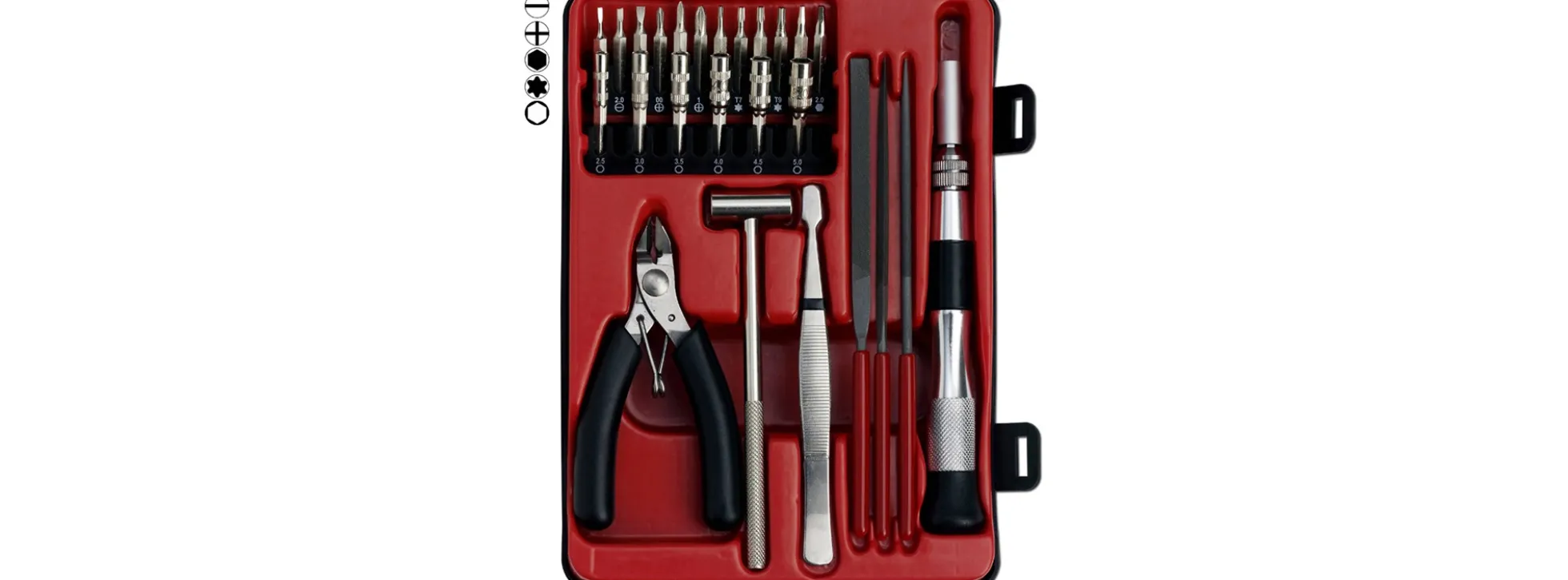 DONAU-ELEKTRONIK WZS25 25-tlg. Set Präzisions-Werkzeug | Modellbauwerkzeug