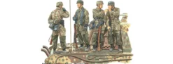 DRAGON 6143 3. Fallschirmjäger Division Ardennes 1944 | 4 Stück | Militär Bausatz 1:35