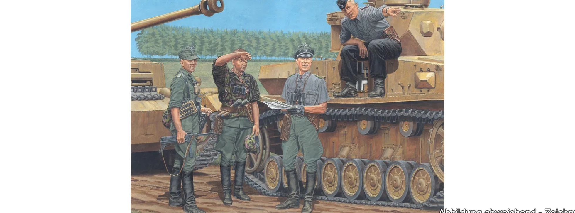 DRAGON 6456 German Officers Kursk 1943 | Figuren Bausatz 1:35