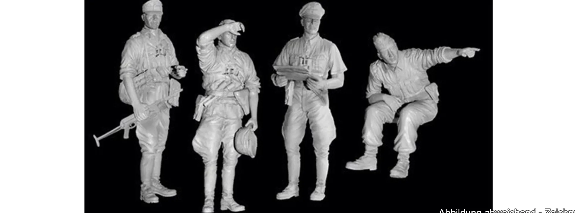 DRAGON 6456 German Officers Kursk 1943 | Figuren Bausatz 1:35