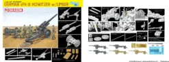 DRAGON 540006392 German s.FH.18 Howitzer w/Limber | Militär Bausatz 1:35