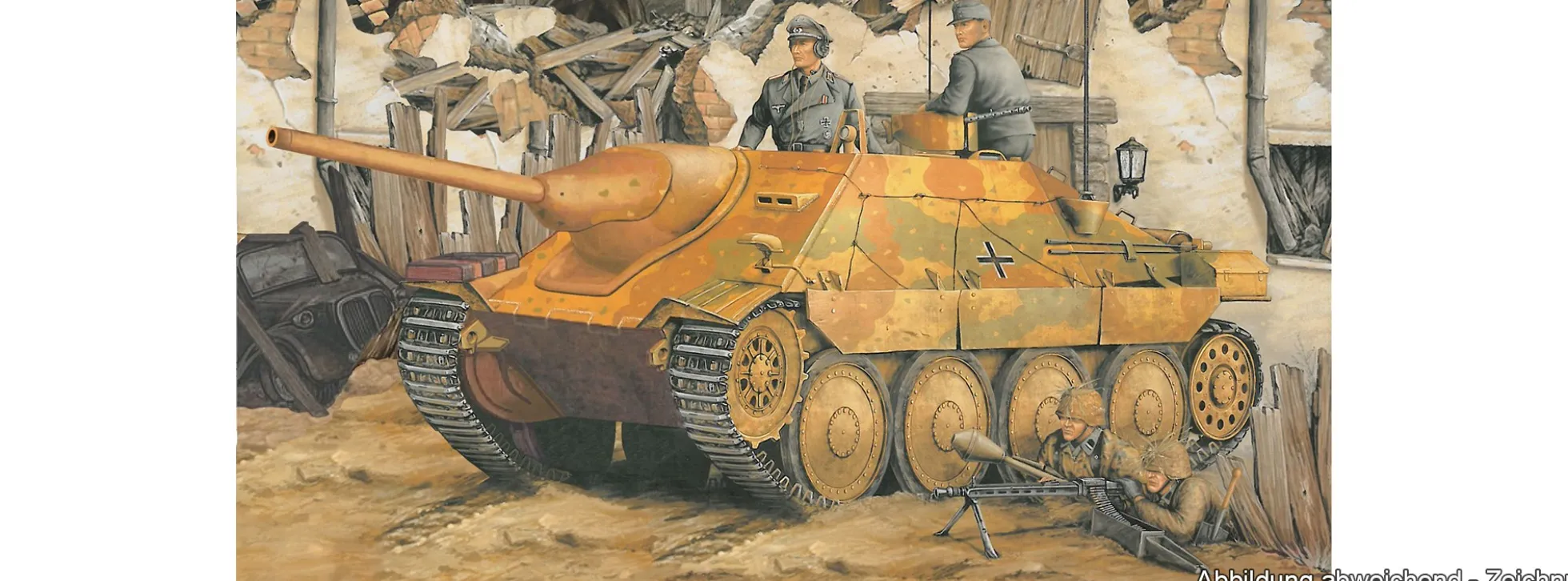 DRAGON 6993 Hetzer Kommandanten Version | Panzer Bausatz 1:35