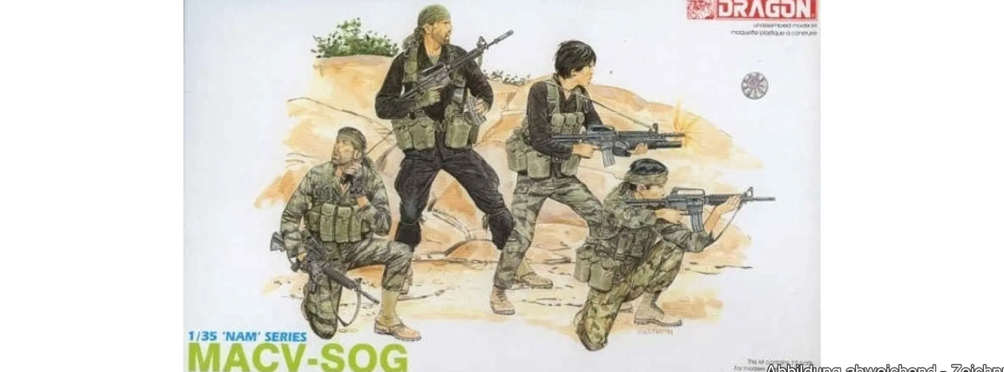 DRAGON 3306 MACV-SOG | 4 Stück | Figuren Bausatz 1:35