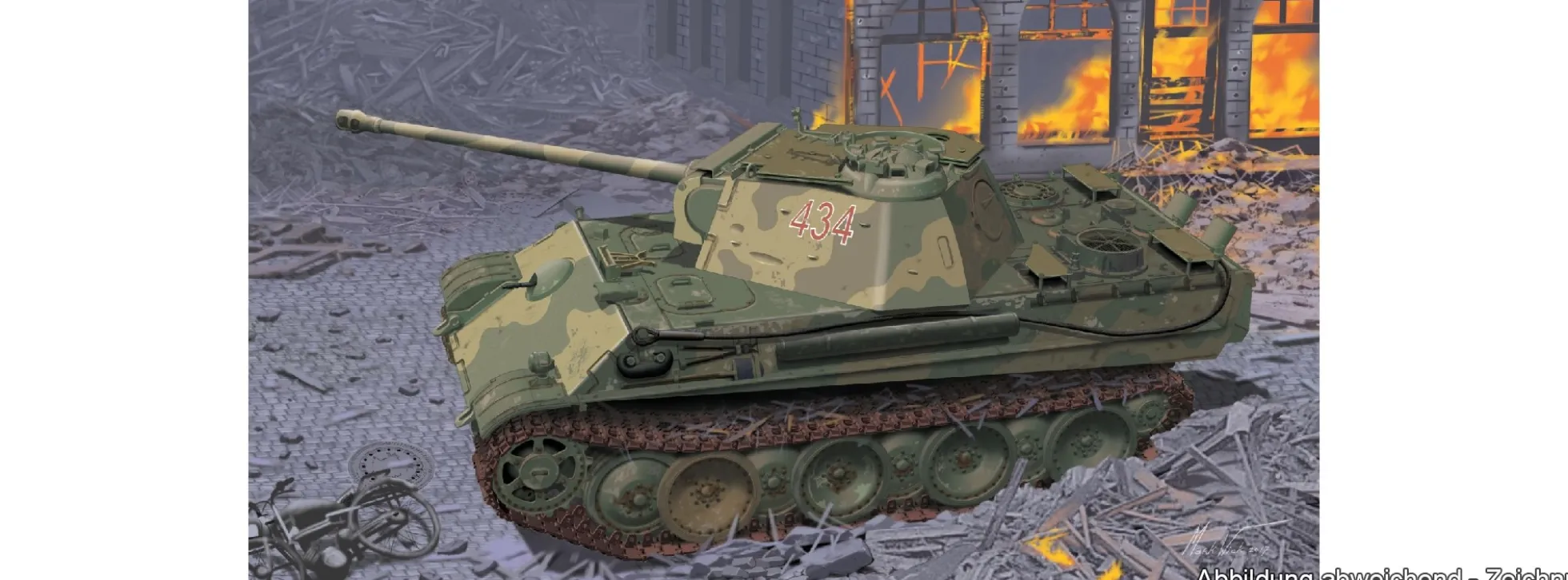 DRAGON 6913 Panther G Zusätzliches Turmdach | Panzer Bausatz 1:35