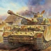 DRAGON 6566 Pz. Kpfw. IV Ausf. H Späte Ausführung | Panzer Bausatz 1:35
