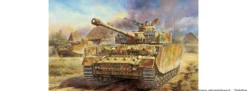 DRAGON 6566 Pz. Kpfw. IV Ausf. H Späte Ausführung | Panzer Bausatz 1:35