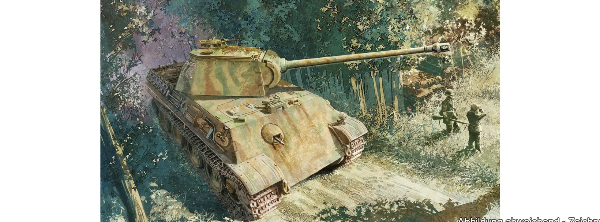 DRAGON 6622 Sd.Kfz.171 Panther G Frühe Produktion Italien | Panzer Bausatz 1:35