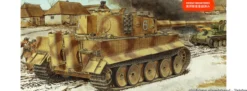 DRAGON 6700 Tiger I Ausf. E mit Zimmerit | Panzer Bausatz 1:35