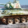 DRAGON 6621 T-34/76 Mod. 1943 mit Kommandanten Kuppel No112 | Militär Bausatz 1:35