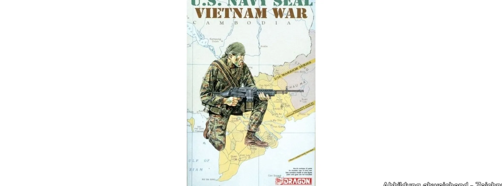 DRAGON 1607 U.S. Navy Seal im Vietnam Krieg | Figuren Bausatz 1:16