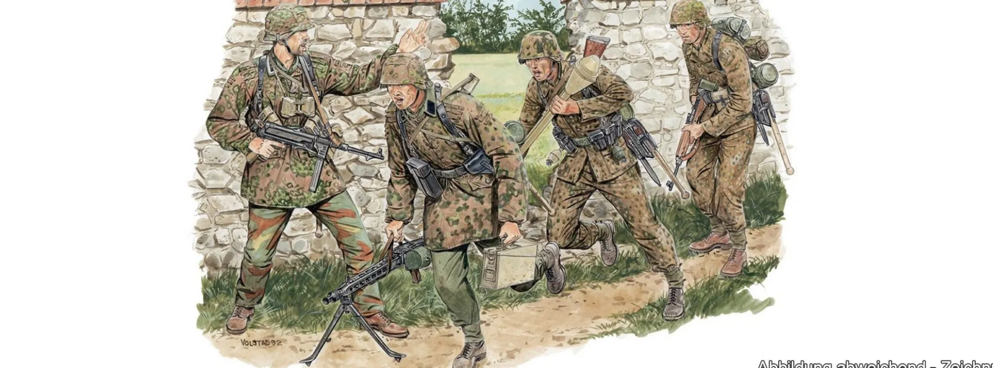 DRAGON 6003 Waffen SS Normandie 1944 | Militär Bausatz 1:35