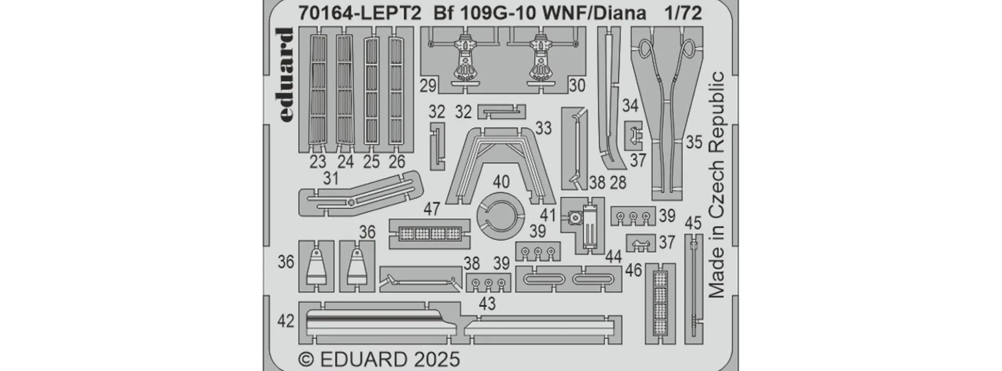 Eduard 70164 Messerschmitt Bf 109G-10 WNF/Diana | Flugzeug Bausatz 1:72