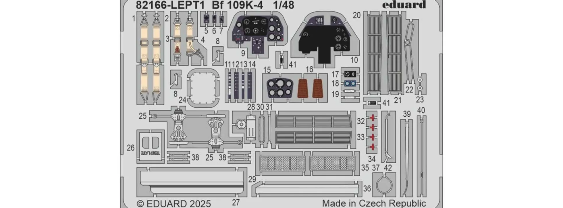 Eduard 82166 Messerschmitt Bf 109K-4 | Flugzeug Bausatz 1:48