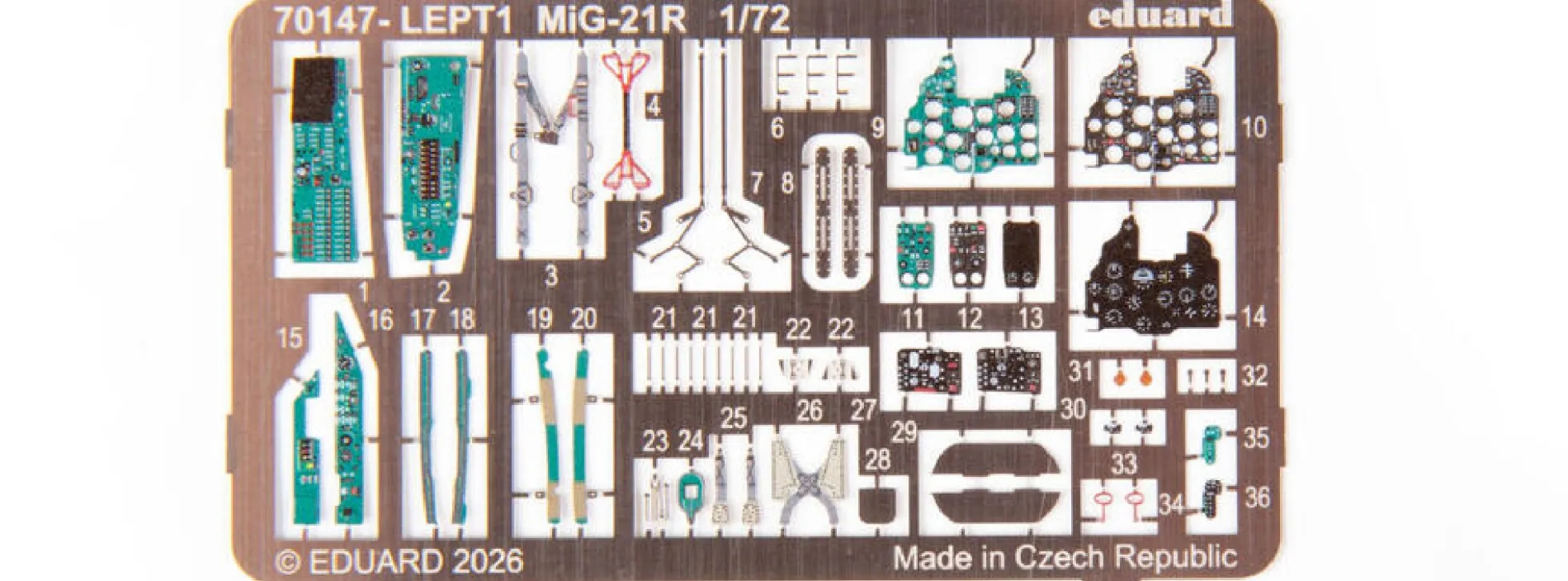 Eduard 70147 Mikojan-Gurewitsch MiG-21R | Flugzeug Bausatz 1:72