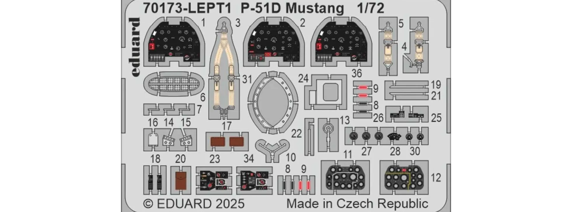 Eduard 82107 North American P-51B Mustang | Flugzeug Bausatz 1:48