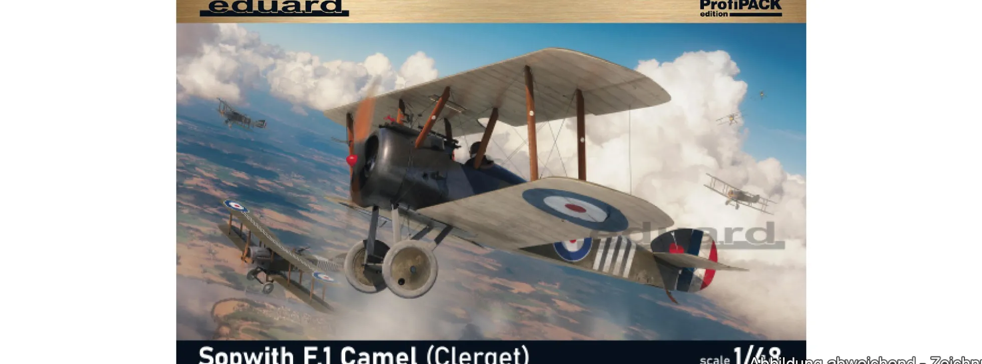 Eduard 82172 Sopwith F.1 Camel Clerget | Flugzeug Bausatz 1:48