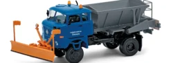 ESPEWE 95401 IFA W50 LA D035 Autobahnmeisterei Dessau Schneepflug | LKW-Modell 1:87