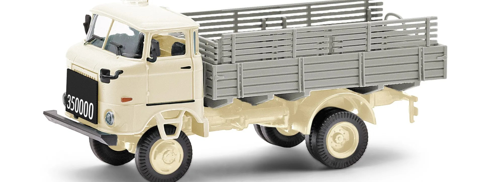 ESPEWE 95292 IFA W50 LA/PV verstärke Pritsche 350.000 1969 weiß | LKW-Modell 1:87