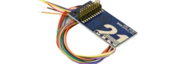 ESU 51957 Adapterplatine 21MTC für 12 verstärkte Ausgänge | Lötkontakte + Litzen | Spur H0