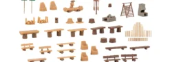 FALLER 190036 Aktions-Set Abenteuerspielplatz | Gebäude Bausatz Spur H0
