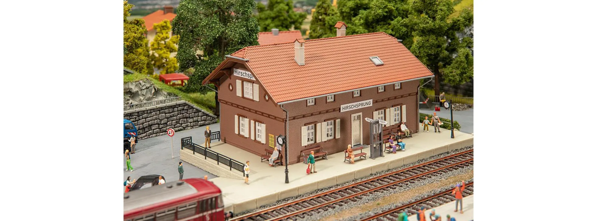 FALLER 191822 Bahnhof Hirschsprung | Gebäude Bausatz Spur H0
