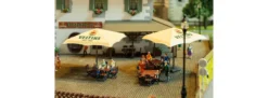 FALLER 180437 Biergarten-Set Veltins | Bausatz Spur H0