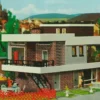 FALLER 109257 B-257 Modernes Haus mit Flachdach | Gebäude Bausatz Spur H0