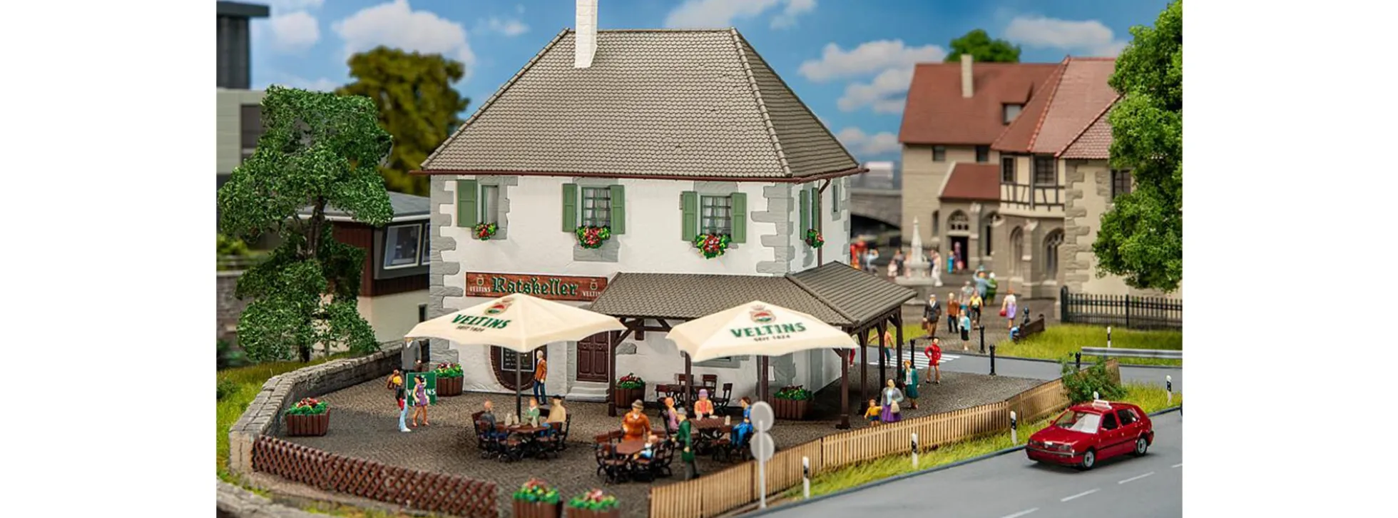 FALLER 130619 Landgasthof Veltins | Gebäude Bausatz Spur H0