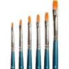 FALLER 172131 Pinsel-Set Flachpinsel synthetisch 6 Stück
