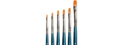 FALLER 172131 Pinsel-Set Flachpinsel synthetisch 6 Stück