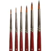 FALLER 172110 Pinsel-Set Rundpinsel mit brauner Spitze 6 Stück Zubehör