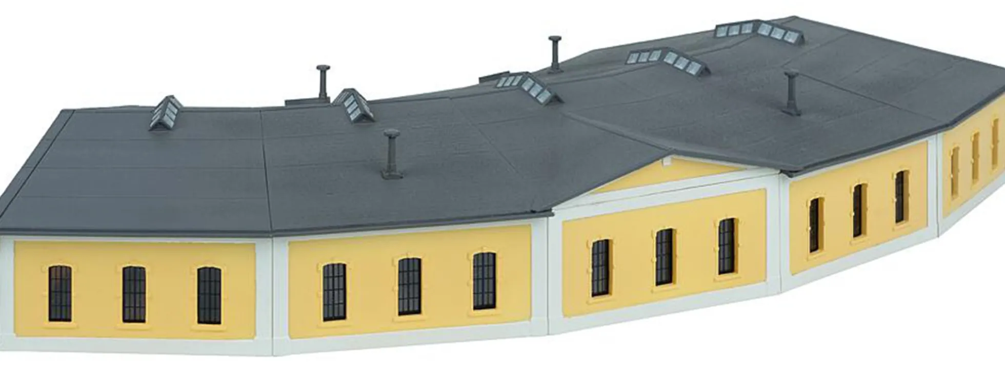 FALLER 282725 Ringlokschuppen Freilassing | 5-ständig | Gebäude Bausatz Spur Z