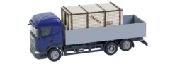 FALLER 161597 Scania R 2013 HL Pritschen-LKW mit Holzkiste CarSystem Fahrzeug Spur H0