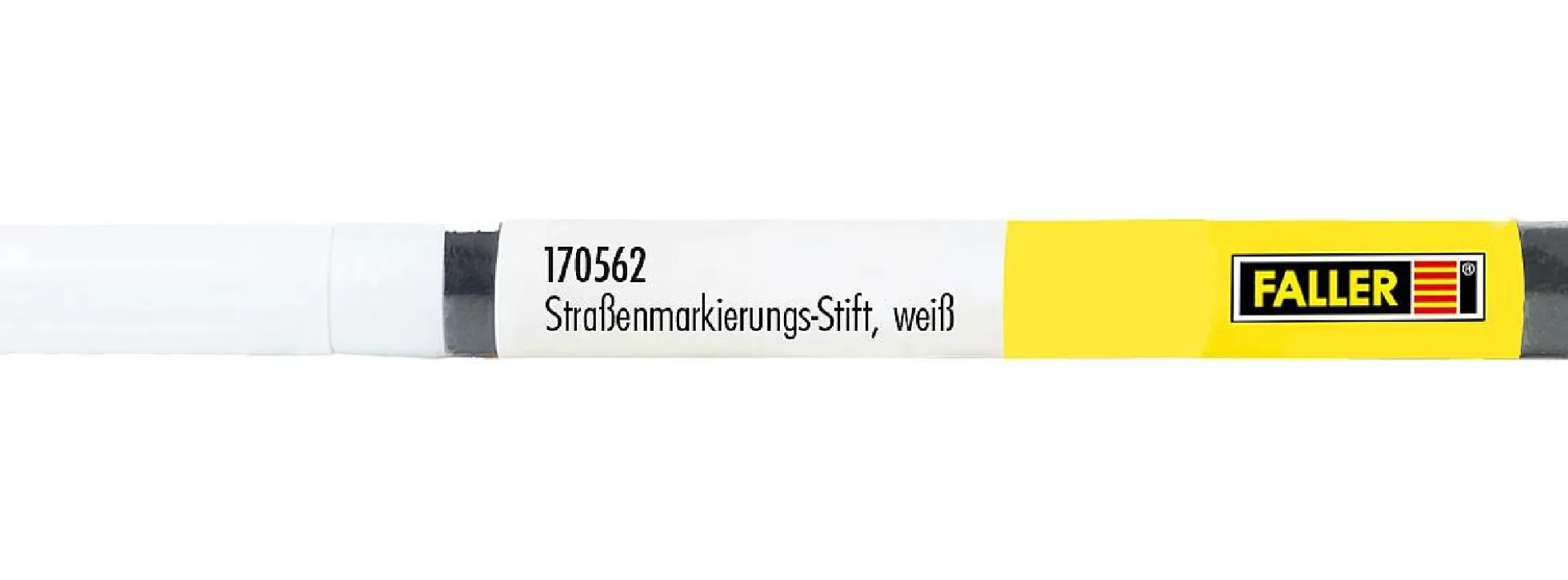 FALLER 170562 Straßenmarkierungs-Stift weiß | für alle Spurweiten