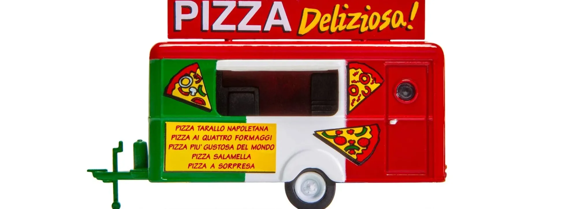 FALLER 182303 Verkaufswagen Pizza Imbisswagen | Modell Anhänger 1:87