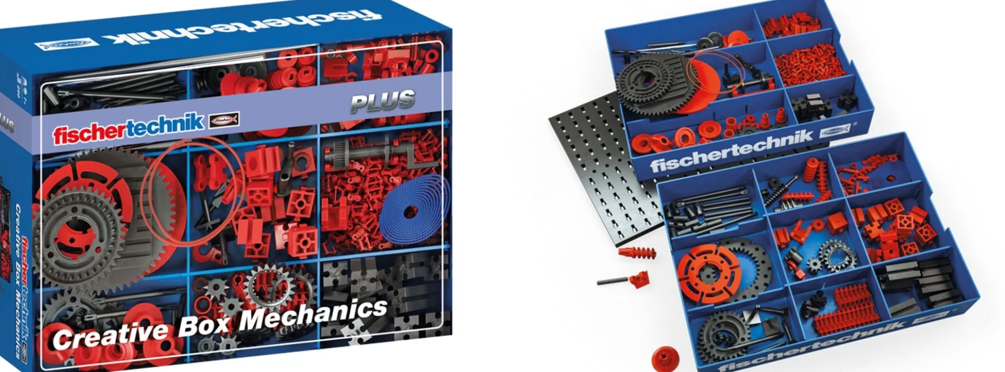 fischertechnik 554196 PLUS Creative Box Mechanics - Bauteileset | 290 Teile